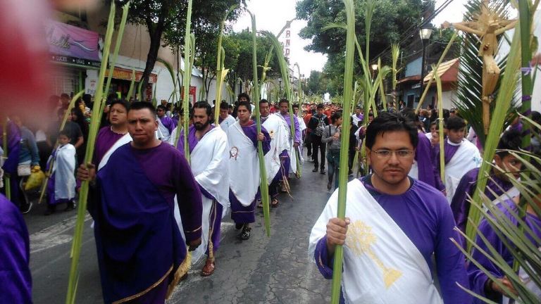 Domingo de Ramos en Iztapalapa