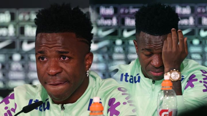 Vinícius Jr. desborda emociones y rompe en llanto al abordar el tema del racismo; esto declaró