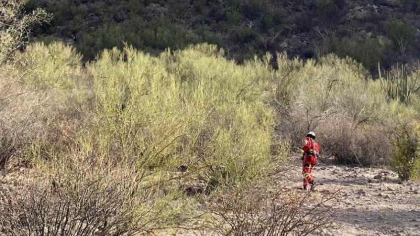 (FOTO) Fatal accidente en Sonora: Joven senderista cae de un cerro y pierde la vida