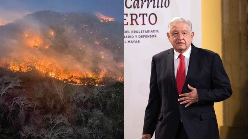 Crisis en México: AMLO confirma que hay más de 100 incendios forestales activos
