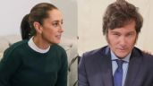Milei llama "ignorante" a AMLO y Sheinbaum envía mensaje al presidente de Argentina