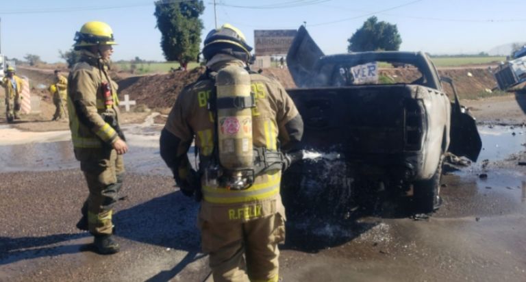 Accidente en el Valle del Yaqui deja una víctima. Foto: Facebook