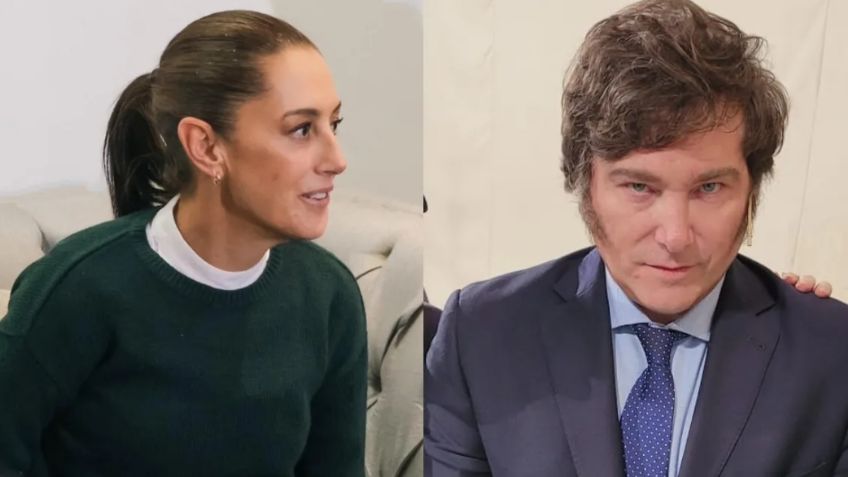 Milei llama "ignorante" a AMLO y Sheinbaum envía mensaje al presidente de Argentina