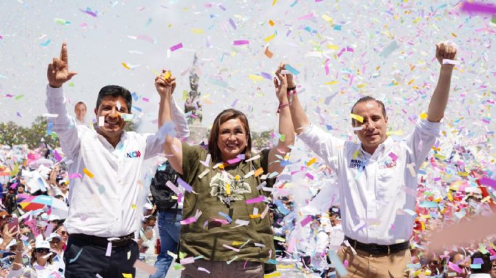 Xóchitl Gálvez promete enfrentarse al 'huachicol' en Puebla, buscará aumento para policías