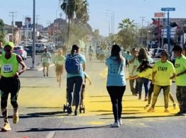 Carrera 'Color Fun 2024' en San Carlos tiene la asistencia de mil 500 participantes