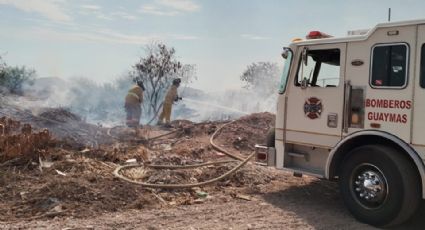 50% de los servicios prestados por Bomberos de Guaymas son por incendios forestales
