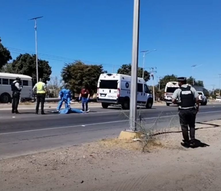 La víctima murió tras ser arrollada a las afueras de Ciudad Obregón