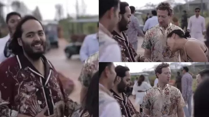 El hijo del hombre más rico de India presume su reloj de lujo a Mark Zuckerberg y su esposa