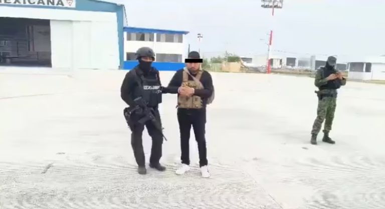 Detienen a presunto líder criminal. Foto: Twitter