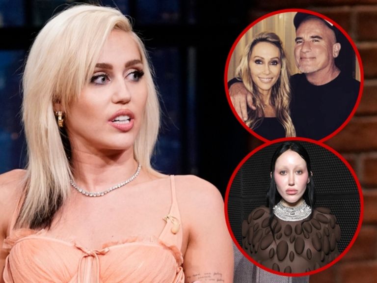 Miley Cyrus, Tish, Noah y Purcell