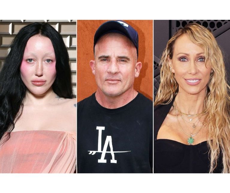 Tish Cyrus, Noah Cyrus y Dominic Purcell
