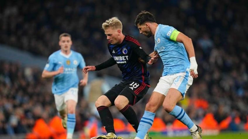 Manchester City golea al Copenhague y avanza a los cuartos de final de la Champions League