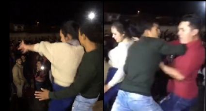 VIDEO: Joven golpea a grupo musical por bailar con su novia sobre el escenarios