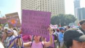 Una marea morada de 180 mil mujeres abarrotó el Zócalo de la CDMX durante el 8M