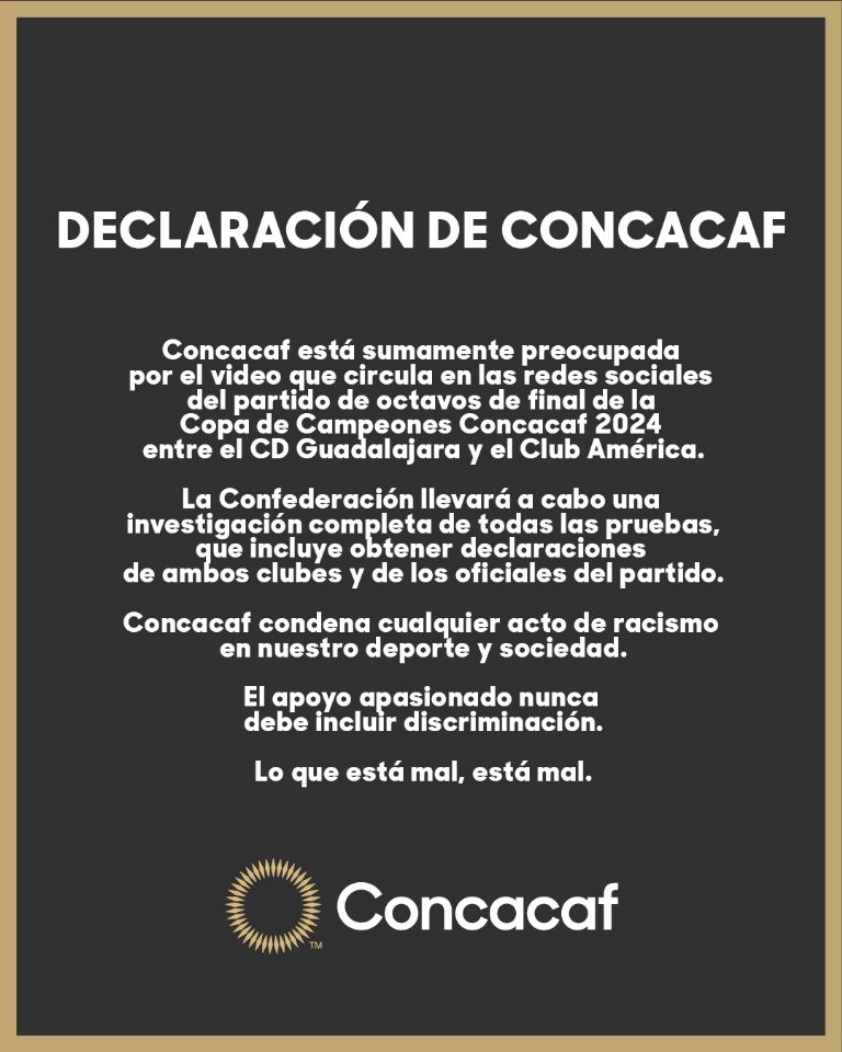 ¿Habrá castigo? Concacaf reacciona tras queja de América en caso de racismo contra Quiñones