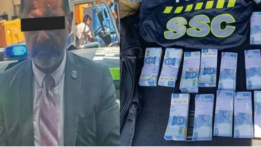 Uno más: Cae sujeto con más de 700 mil pesos y un arma de fuego en la Miguel Hidalgo