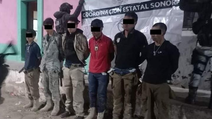 Detienen a 6 sujetos en el norte de Sonora; les decomisaron vehículos blindados y armas