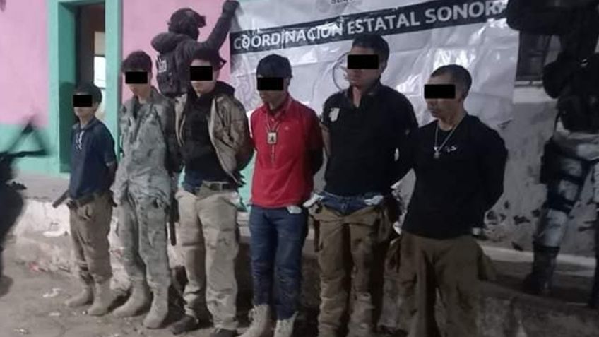 Detienen a 6 sujetos en el norte de Sonora; les decomisaron vehículos blindados y armas