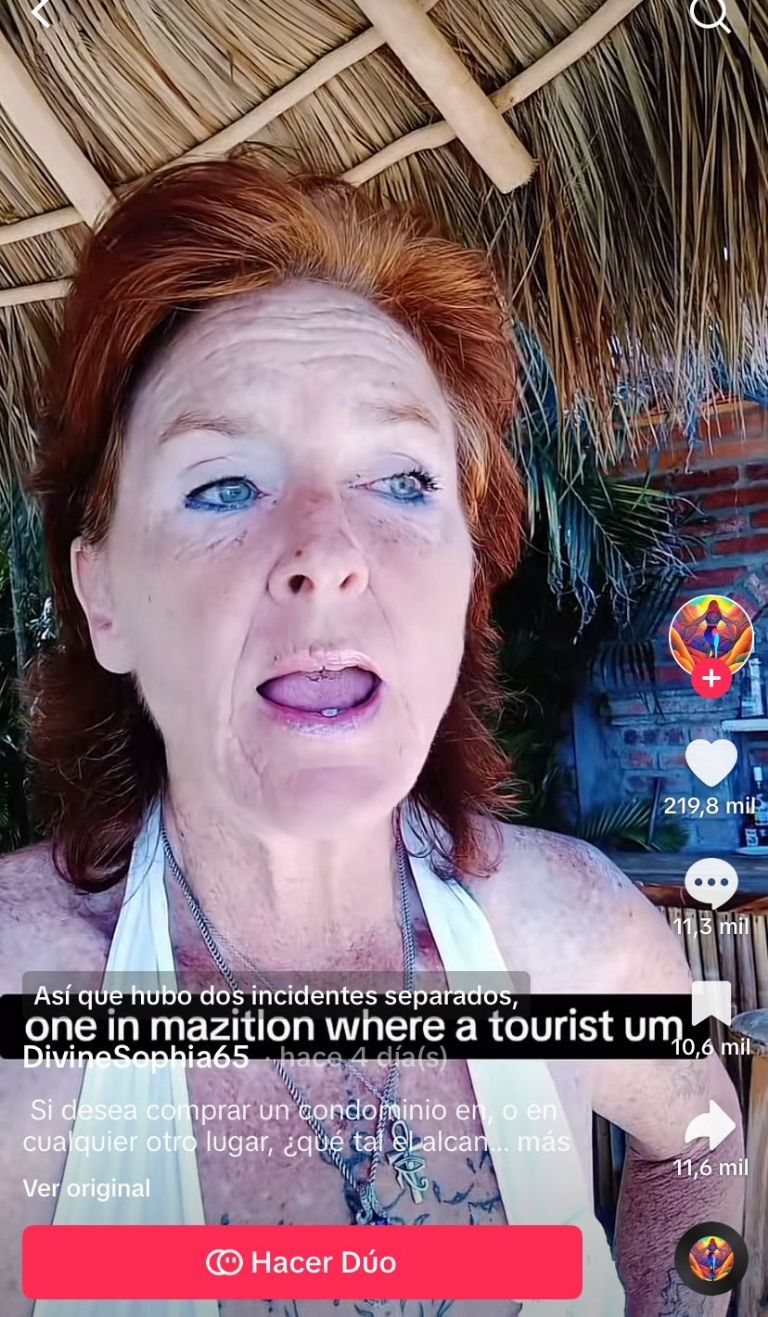 Sophia opinó sobre el comportamiento irrespetuoso de otros extranjeros