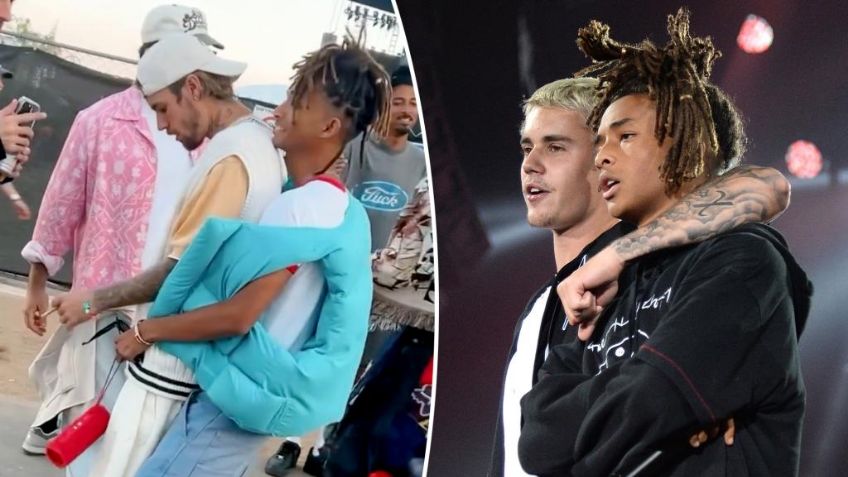 VIDEO: ¿Y Hailey Bieber? Justin Bieber besa a Jaden Smith en Coachella