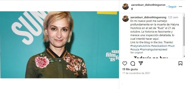 Amera de 'Rust', cinta de Alec Baldwin, recibe sentencia por homicidio involuntario e irá a prisión