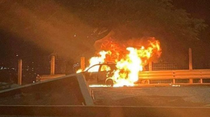 Balean a taxista y le prenden fuego al auto en Chiapas; encuentran al hombre carbonizado
