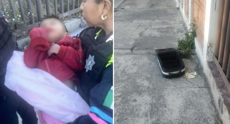 Abandonan a niño de 2 años dentro de maleta en Puebla; presentaba huellas de violencia