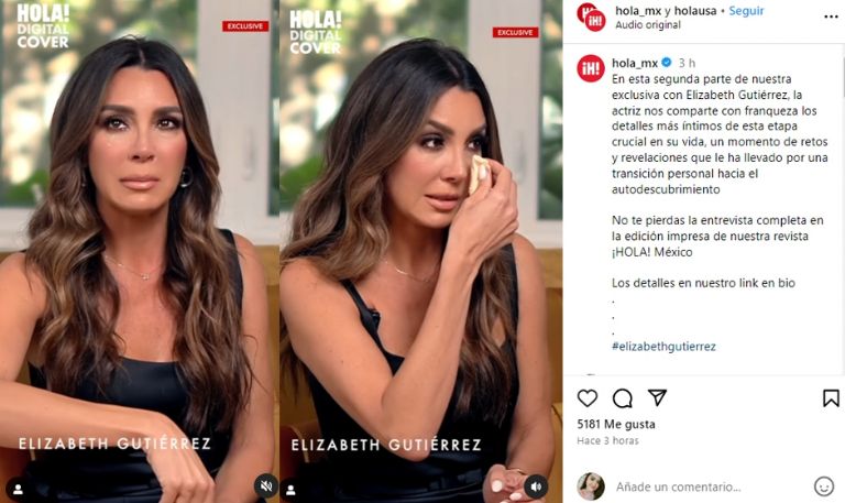 Elizabeth Gutiérrez llora al hablar de su separación con William Levy