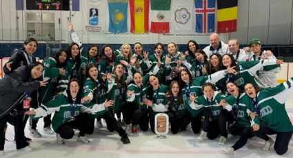 Selección Mexicana Femenil de Hockey sobre Hielo se corona medallista en mundial de Andorra