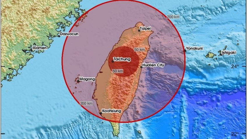 Sismo de magnitud 7.4 sacude Taiwán y genera alerta de tsunami en Japón