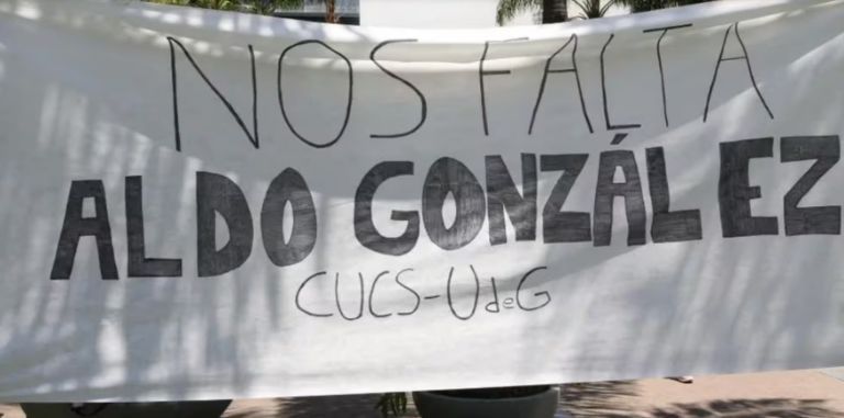 Solidaridad en la UdeG: Paro total por la desaparición de Aldo González