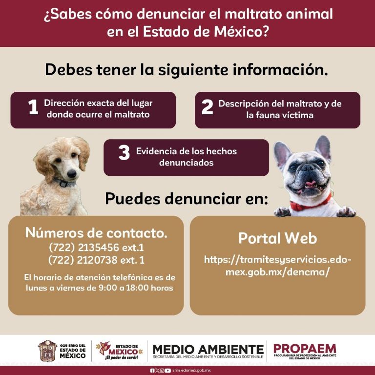 Maltrato animal en Edomex, denuncia