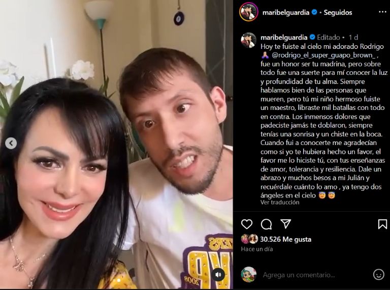 Maribel Guardia se viste de luto por dura pérdida