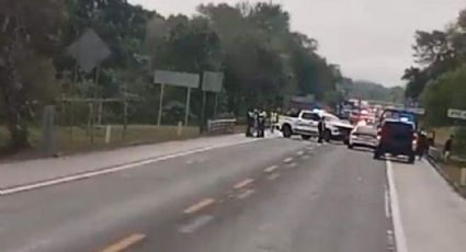 Fuerte enfrentamiento en autopista México-Tuxpan: Guardia Nacional asegura vehículo y armas