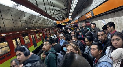 Caos en la Línea 7 del Metro: Retiran tren en Barranca del Muerto; Mixcoac abarrotada