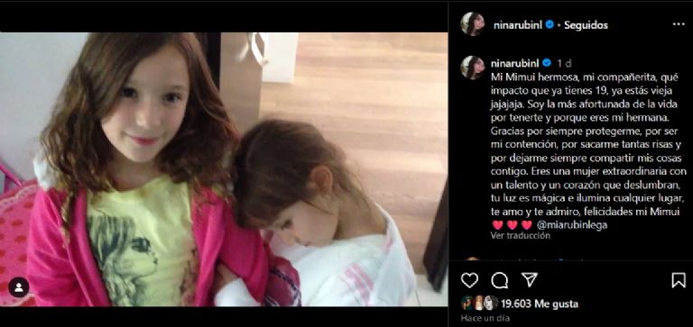 Andrea Legarreta: Nina Rubín envía mensaje a Mía