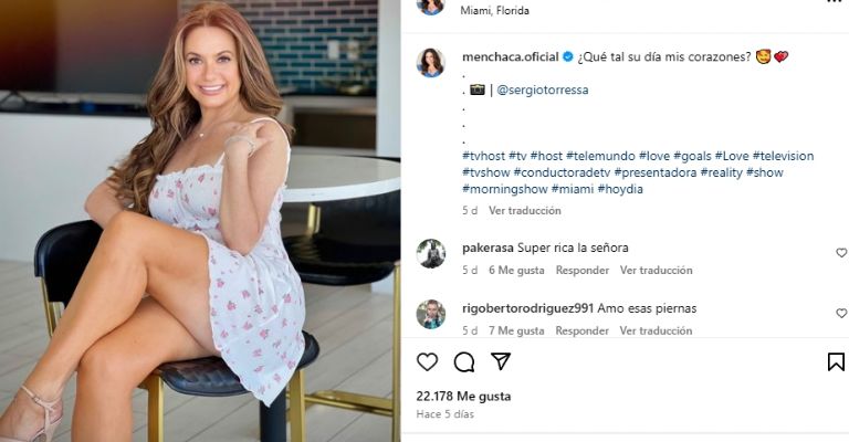 Penélope Menchaca en Instagram