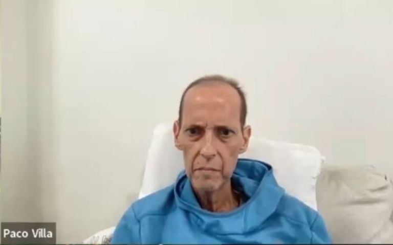 Paco Villa, delicado en su lucha contra el cáncer