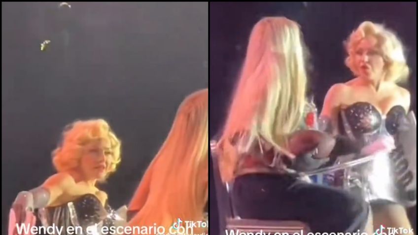 No todo fue perfecto: Captan VIDEO en el que Madonna regañaría a Wendy Guevara