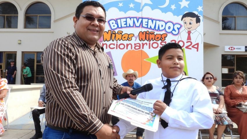 Día del niño: El pequeño Esteban Martínez es alcalde de Etchojoa por un día