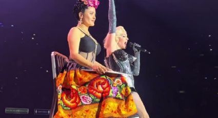 Adiós Peso Pluma: Madonna invita a Salma Hayek a concierto en CDMX; así apareció la mexicana