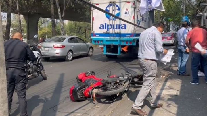 Fatídico accidente: Motociclista se impacta contra camión en Periférico sur, muere