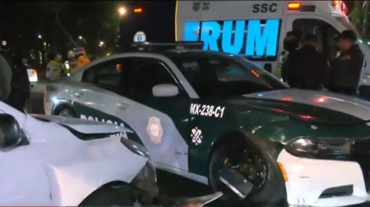 Emergencia en CDMX: Camioneta se estrella con patrulla en la Doctores; un oficial herido