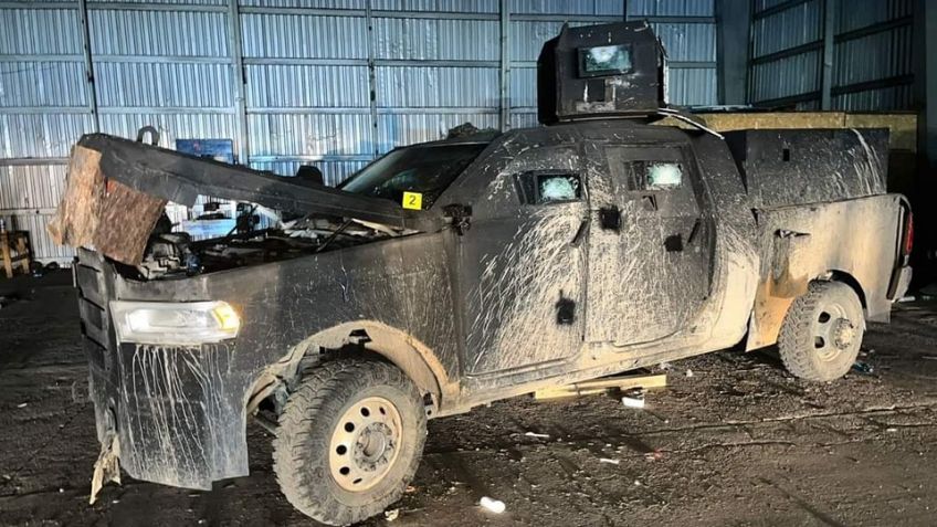 AMIC y militares aseguran taller donde blindaban vehículos 'monstruo' al norte de Sonora