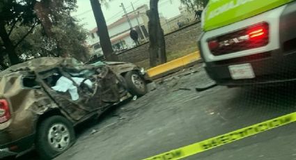 Fatídico accidente: Abuelitos y su nieta mueren tras volcadura en Toluca; no hay detenidos