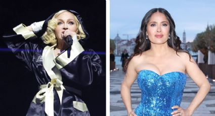 Tras finalizar su 'Celebration Tour' en México, Madonna es homenajeada dulcemente por Salma Hayek