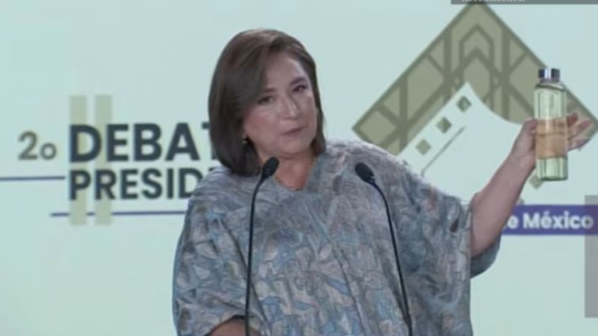 Xóchitl Gálvez 'invita' a Sheinbaum a beber agua contaminada con heces de CDMX