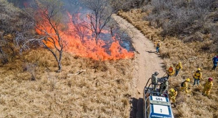 Incendios forestales aumentan en verano; se prepara Protección Civil de Guaymas 