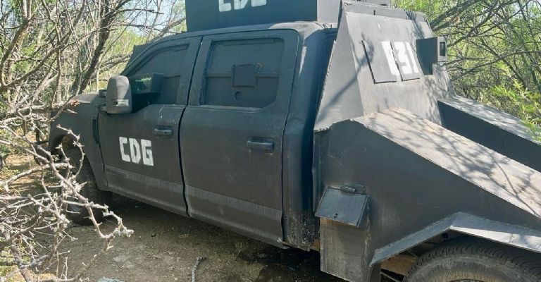 Aseguran 5 monstruos del cártel del Golfo en China, Nuevo León