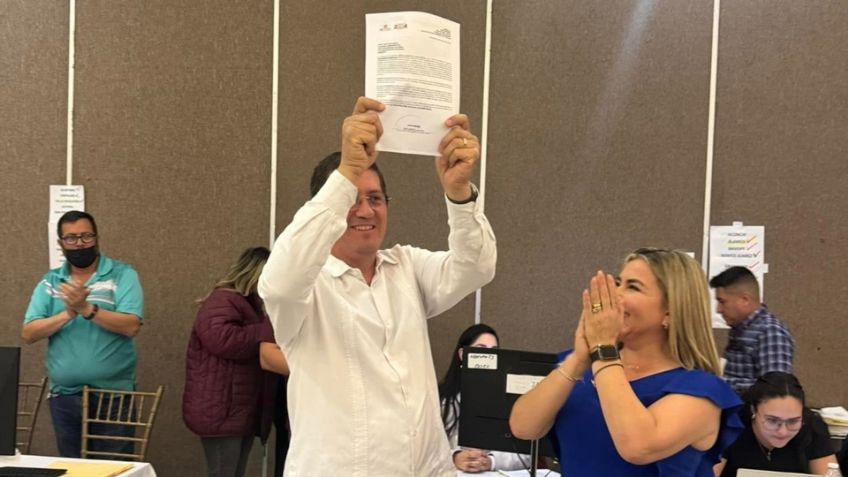 Junto a Morena, Elías Retes realiza su registro como candidato a la alcaldía de Navojoa